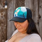 Adjustable Ball Cap - Howling Wolf