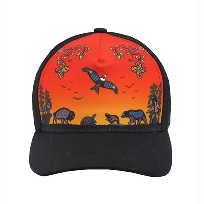 Adjustable Ball Cap - Seven Grandfather Teachings 