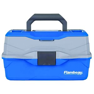 Flambeau 2 Tray Tackle Box (Blue)