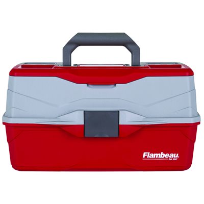 Flambeau 3 Tray Tackle Box (Red)