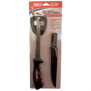 Eagle Claw Fillet Knife Soft Handle 6 1/4" Blade