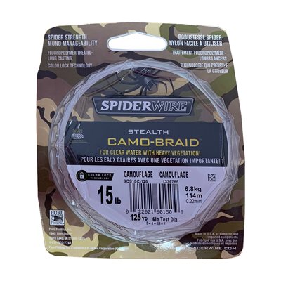 Spiderwire Stealth Camo 15/6 (125 Yards)