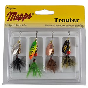 Mepps Trouter Dressed Assorted (4 Pack)