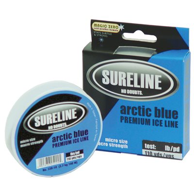 Premium Ice Fishing Line - (12 Lbs.)