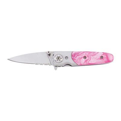 Maxam Pink Assisted Opening Liner Lock Knife