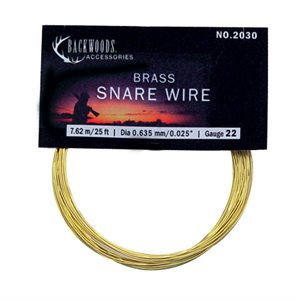 Snare Wire - 22 G Brass (20 Ft)