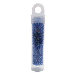 Delica Beads - Blue Violet Ab (Lined - Dyed)