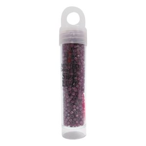 Delica Beads - Pale Blue Magenta (Lined - Dyed)