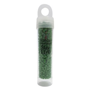 Delica Beads - Green Pea Opaque