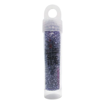 Delica Beads - Purple Sparkle Crystal Lined