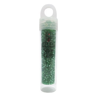Delica Beads - Light Green Sparkle Chartreuse Lined