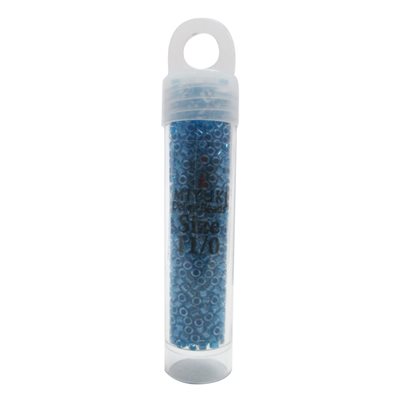 Delica Beads - Blue Cerulean Sparkle Crystal Lined