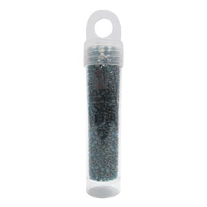 Delica Beads - Blue Teal Sparkle Topaz Lined