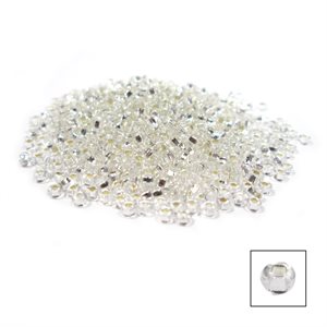 Glass Seed Beads - Silver Lined Crystal