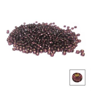 Glass Seed Beads - Silver Lined Purple