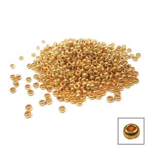 Glass Seed Beads - Metallic Gold