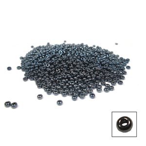 Glass Seed Beads - Gunmetal