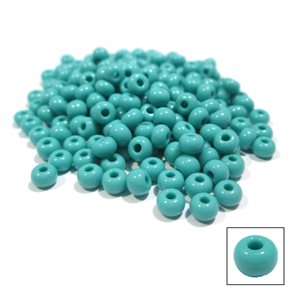 Glass Pony Beads - Turquoise