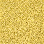 Seed Beads 10/0 Dyed Chalk Light Yellow 250g