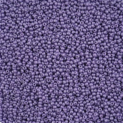 Seed Beads 10/0 Dyed Chalk Lavender 250g