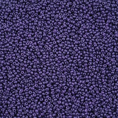 Seed Beads 10/0 Dyed Chalk Dark Violet 250g