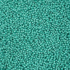 Seed Beads 10/0 Dyed Chalk Mint