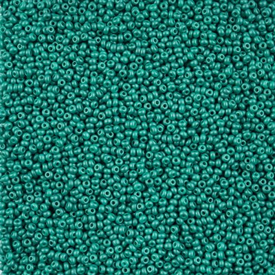 Seed Beads 10/0 Dyed Chalk Sea Green 250g