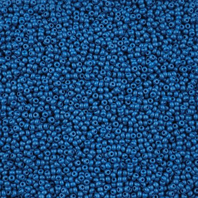 Seed Beads 10/0 Dyed Chalk Blue 250g