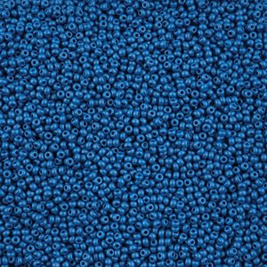 Seed Beads 10/0 Dyed Chalk Blue
