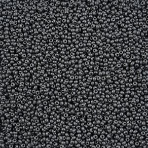 Seed Beads 10/0 Dyed Chalk Grey