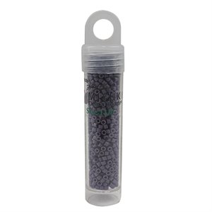 Delica Beads - Frosted Glazed Purple Matte, (11/0)
