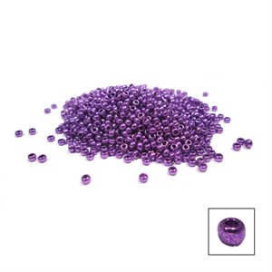 Glass Seed Beads - Metallic Purple