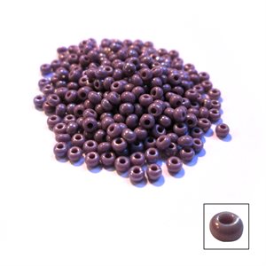 Glass Seed Beads - Opaque Mauve, AB
