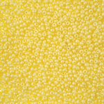 Seed Beads 11/0 Dyed Chalk Light Yellow