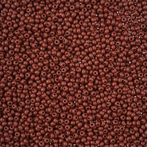 Seed Beads 11/0 Dyed Chalk Brown
