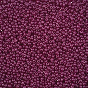 Seed Beads 11/0 Dyed Chalk Purple