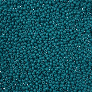 Seed Beads 11/0 Dyed Chalk Teal