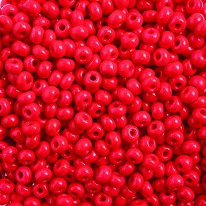 Pony Beads 6/0 - Terra Intensive Red