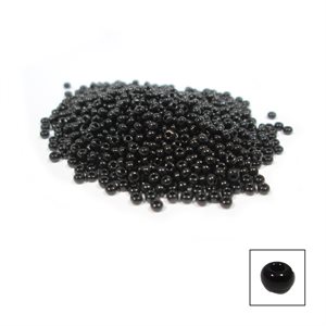 Glass Seed Beads - Black Opaque
