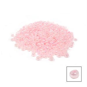 Glass Seed Beads - Pale Pink Opaque Pearl