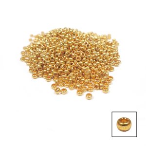 Glass Seed Beads - Metallic Gold
