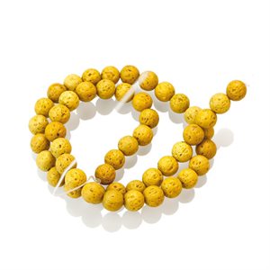 Lava Beads - Yellow (6 mm) 