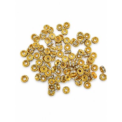 Bead Spacer - Gold (6 mm)