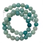 Round Stones, Amazoite 8mm