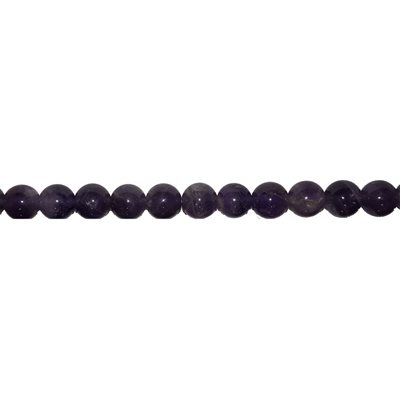 Beads - Round Stones, Amethyst 6 mm