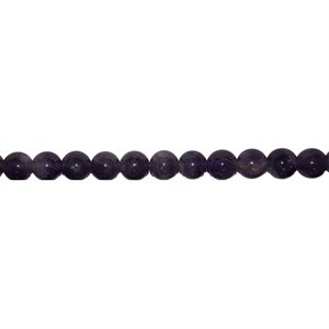 Beads - Round Stones, Amethyst 6 mm