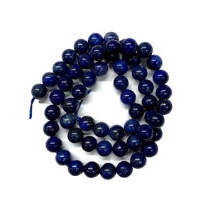 Beads - Round Stones, Dyed Lapis Lazuli  6 mm