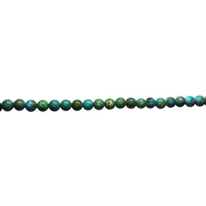 Beads - Round Stones, Light Blue Jasper  6 mm