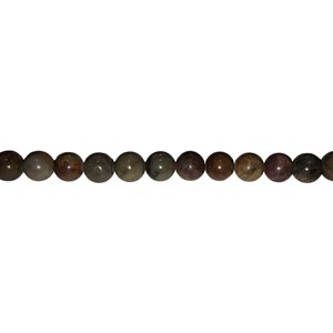 Beads - Round Stones, Picasso Jasper 6 mm