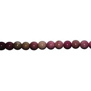Beads - Round Stones, Rhodochrosite 8 mm